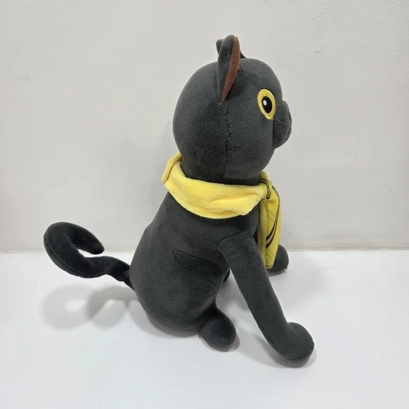 Denis Daily Official Sir Meows a Lot 13" Black Cat Plush Toy 2017  (Rip In Neck) - Picture 5 of 6